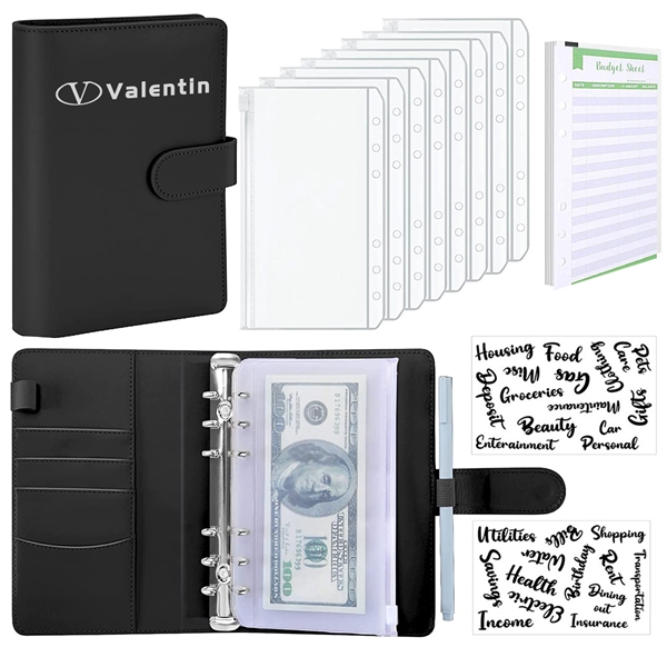 A6 Pu Leather Binder Budget Planner - A6 Pu Leather Binder Budget Planner - Image 0 of 1