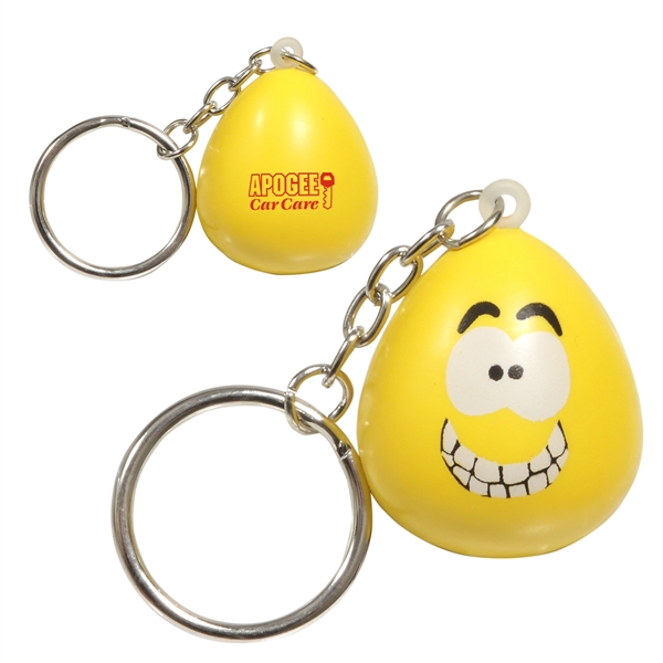 Mood Maniac Stress Reliever Key Chain-Happy