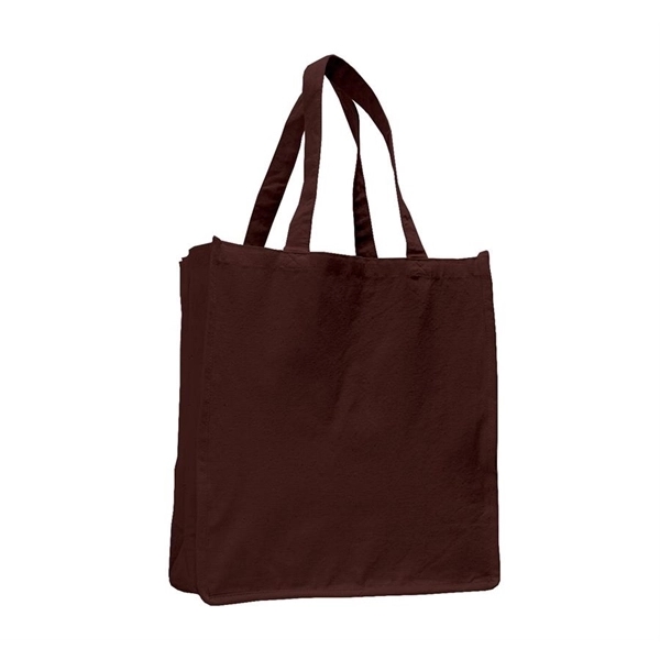 Canvas Jumbo Shopper Gusset Bag (14 x 17 x 7) 12Oz - Canvas Jumbo Shopper Gusset Bag (14 x 17 x 7) 12Oz - Image 10 of 10