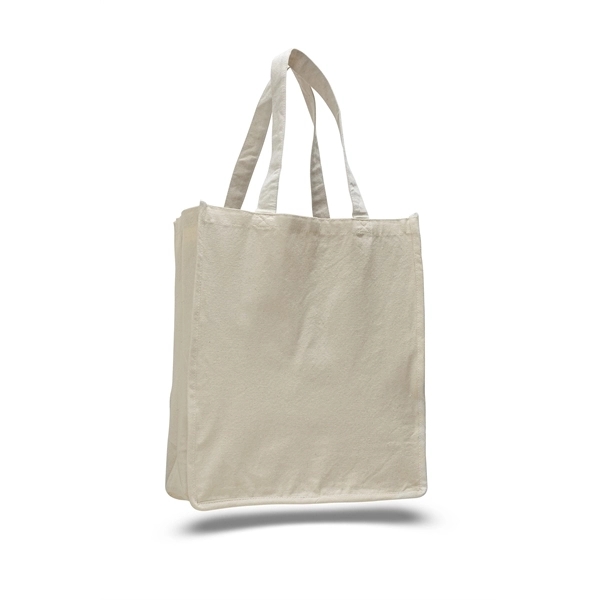 Canvas Jumbo Shopper Gusset Bag (14 x 17 x 7) 12Oz - Canvas Jumbo Shopper Gusset Bag (14 x 17 x 7) 12Oz - Image 2 of 10