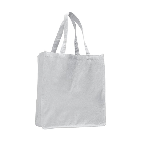 Canvas Jumbo Shopper Gusset Bag (14 x 17 x 7) 12Oz - Canvas Jumbo Shopper Gusset Bag (14 x 17 x 7) 12Oz - Image 8 of 10