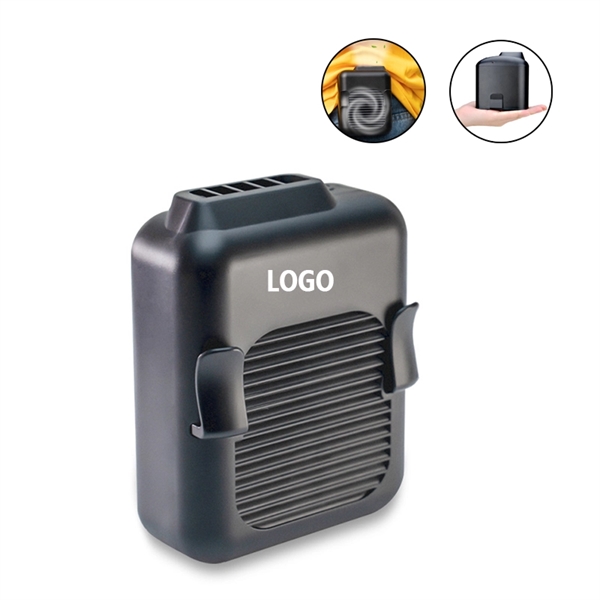 Mini Waist Fan With Power Bank - Mini Waist Fan With Power Bank - Image 0 of 4