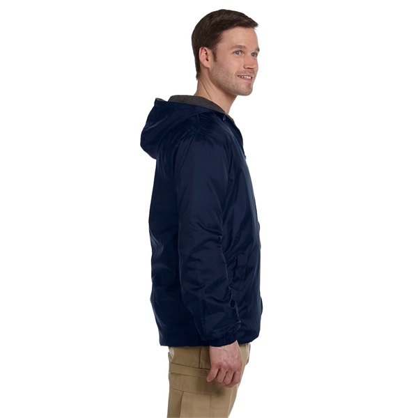 Dickies Men's Fleece-Lined Hooded Nylon Jacket - Dickies Men's Fleece-Lined Hooded Nylon Jacket - Image 2 of 9