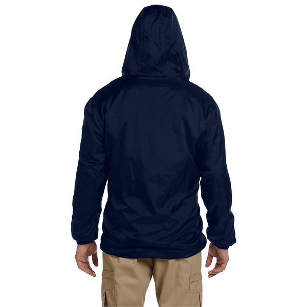 Dickies Men's Fleece-Lined Hooded Nylon Jacket - Dickies Men's Fleece-Lined Hooded Nylon Jacket - Image 3 of 9