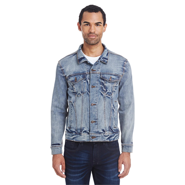 Threadfast Apparel Unisex Denim Jacket - Threadfast Apparel Unisex Denim Jacket - Image 3 of 32