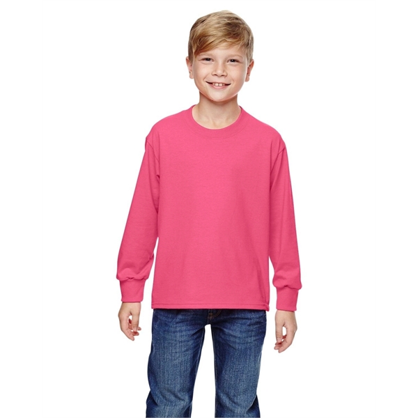 Fruit of the Loom Youth HD Cotton™ Long-Sleeve T-Shirt - Fruit of the Loom Youth HD Cotton™ Long-Sleeve T-Shirt - Image 0 of 5