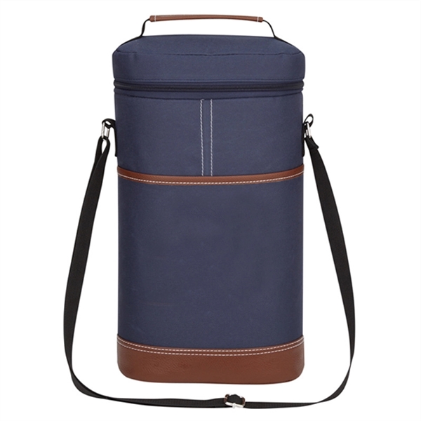 Embroidery Wine Cooler Bag - Embroidery Wine Cooler Bag - Image 2 of 3