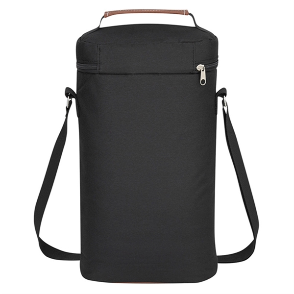 Embroidery Wine Cooler Bag - Embroidery Wine Cooler Bag - Image 3 of 3
