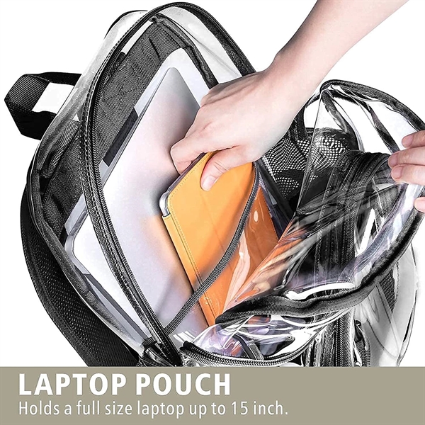 Large Clear Backpack - Large Clear Backpack - Image 2 of 4