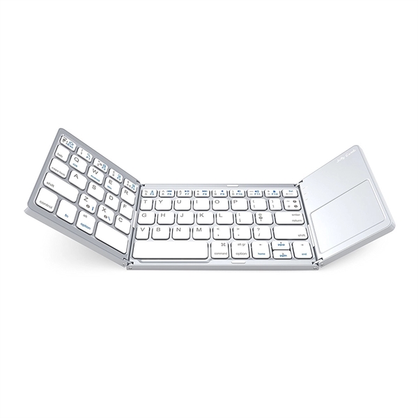 Universal Foldable Bluetooth Keyboard With Touchpad - Universal Foldable Bluetooth Keyboard With Touchpad - Image 2 of 4