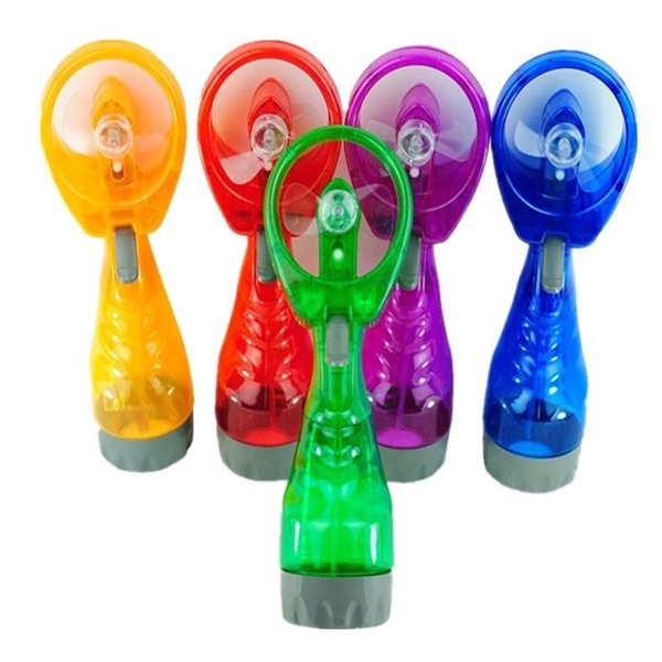 Handheld Battery Powered Water Misting Fan - Handheld Battery Powered Water Misting Fan - Image 2 of 3