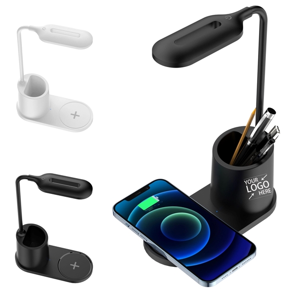 Led Desk Lamp With Wireless Charger - Led Desk Lamp With Wireless Charger - Image 0 of 3