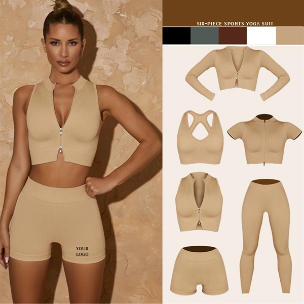 Seamless Yoga Women Sports Set Gym Clothing - Seamless Yoga Women Sports Set Gym Clothing - Image 0 of 8