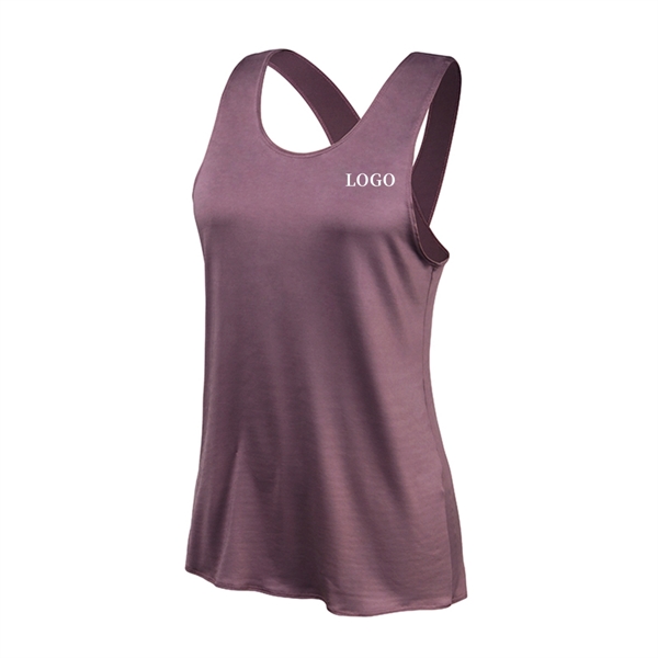 Women'S Fitness Shirt Sleeveless Sports Top Yoga Vest - Women'S Fitness Shirt Sleeveless Sports Top Yoga Vest - Image 4 of 4