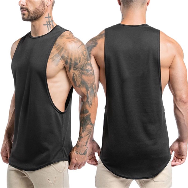 Men'S Sleeveless Workout Gym Tank Top - Men'S Sleeveless Workout Gym Tank Top - Image 2 of 6