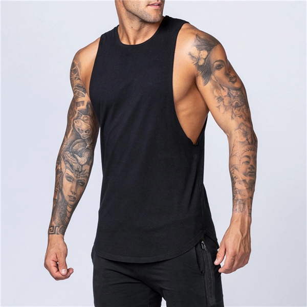 Men'S Sleeveless Workout Gym Tank Top - Men'S Sleeveless Workout Gym Tank Top - Image 3 of 6