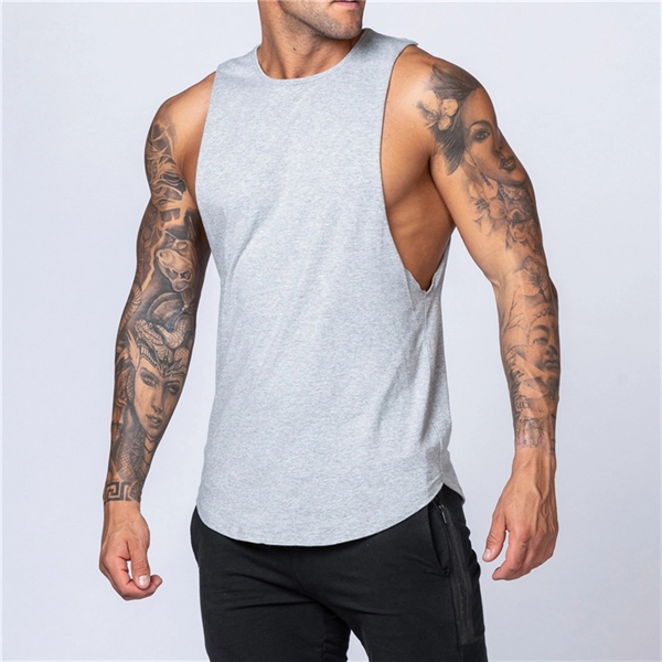 Men'S Sleeveless Workout Gym Tank Top - Men'S Sleeveless Workout Gym Tank Top - Image 4 of 6