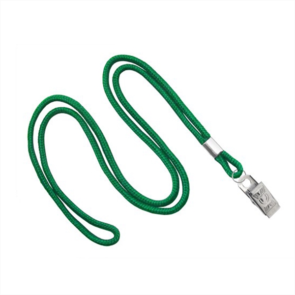 1/8" Blank Round Braid Lanyard - Non Breakaway w/ Bulldog - 1/8" Blank Round Braid Lanyard - Non Breakaway w/ Bulldog - Image 3 of 11