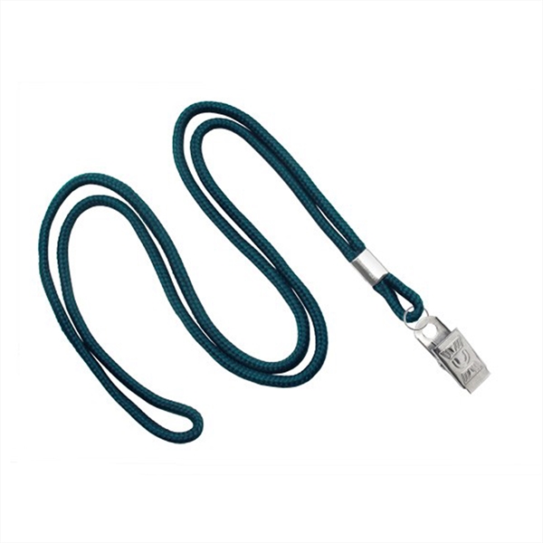 1/8" Blank Round Braid Lanyard - Non Breakaway w/ Bulldog - 1/8" Blank Round Braid Lanyard - Non Breakaway w/ Bulldog - Image 10 of 11