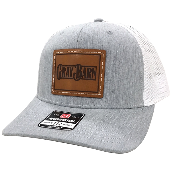 Richardson 112 Trucker Hat Cap with USA Made Leather Patch - Richardson 112 Trucker Hat Cap with USA Made Leather Patch - Image 3 of 103