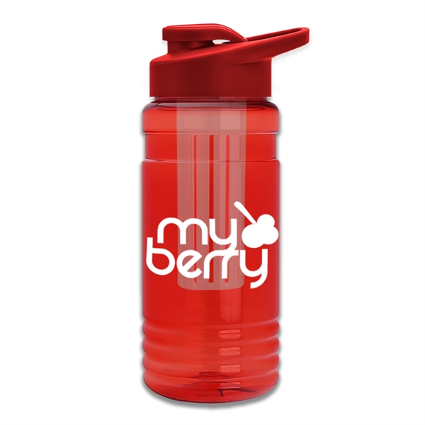 20 OZ. Transparent Bottle with Drink Thru Lid and Infuser - 20 OZ. Transparent Bottle with Drink Thru Lid and Infuser - Image 8 of 11