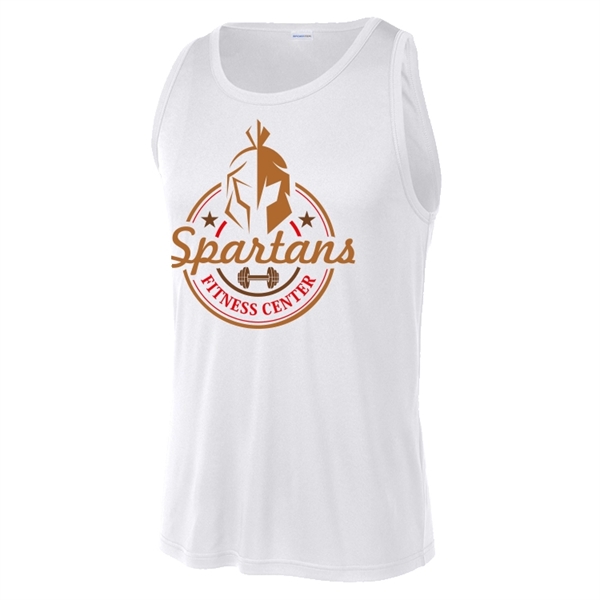 Spot Sub on Men's Athletic Tank Top - Spot Sub on Men's Athletic Tank Top - Image 3 of 11