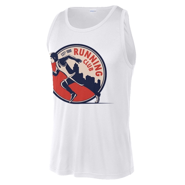 Spot Sub on Men's Athletic Tank Top - Spot Sub on Men's Athletic Tank Top - Image 8 of 11