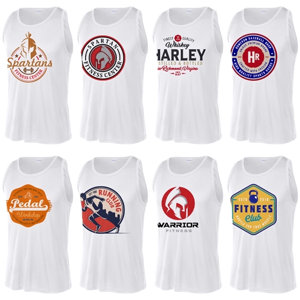 Spot Sub on Men's Athletic Tank Top - Spot Sub on Men's Athletic Tank Top - Image 2 of 11