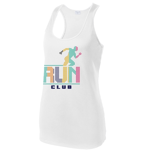 Ladies Racerback Spot Sublimation Tank Top - Ladies Racerback Spot Sublimation Tank Top - Image 4 of 11