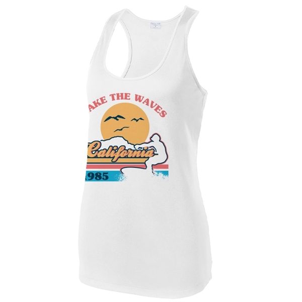 Ladies Racerback Spot Sublimation Tank Top - Ladies Racerback Spot Sublimation Tank Top - Image 5 of 11