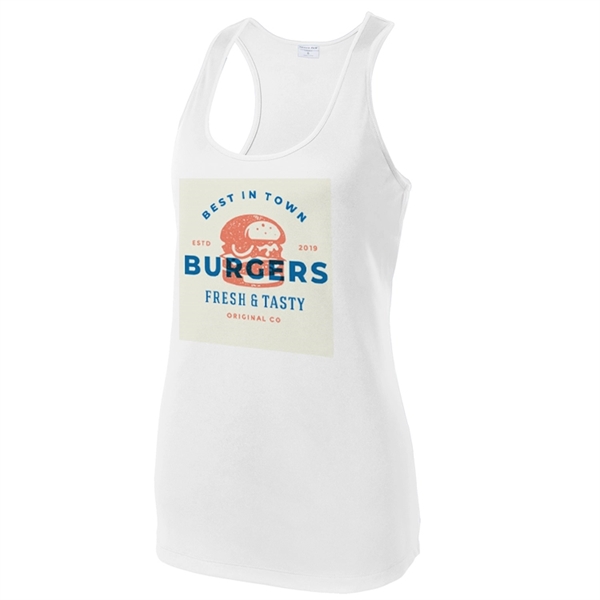 Ladies Racerback Spot Sublimation Tank Top - Ladies Racerback Spot Sublimation Tank Top - Image 10 of 11