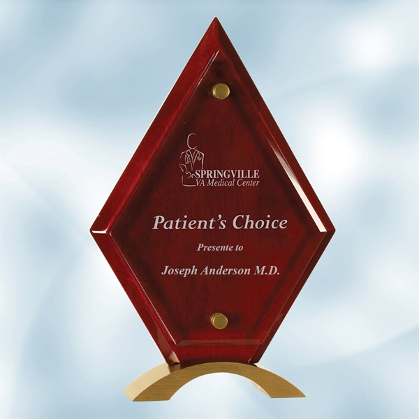 Diamond Rosewood Piano Award -Floating Acrylic Plate