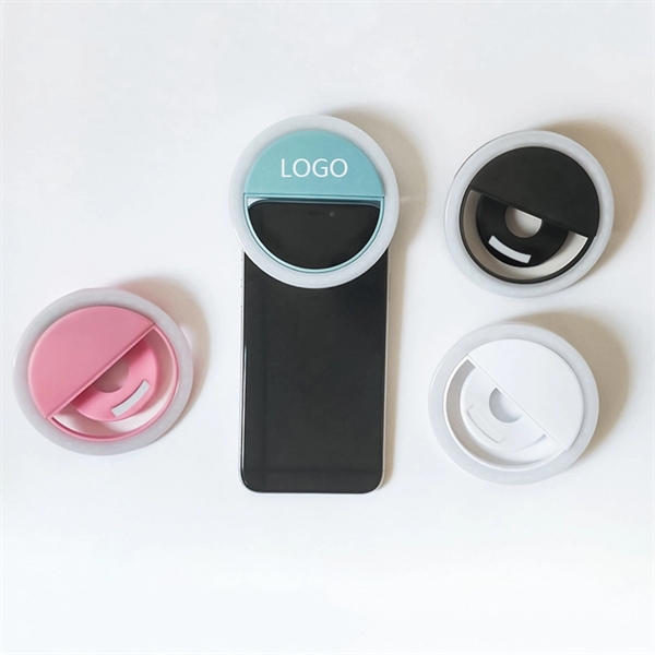Cell Phone Round Selfie Ring Light LED Clip On Virtual - Cell Phone Round Selfie Ring Light LED Clip On Virtual - Image 0 of 3