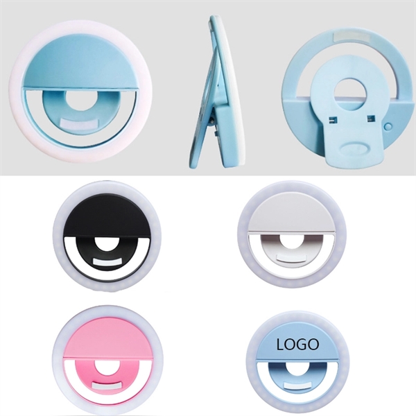 Cell Phone Round Selfie Ring Light LED Clip On Virtual - Cell Phone Round Selfie Ring Light LED Clip On Virtual - Image 1 of 3