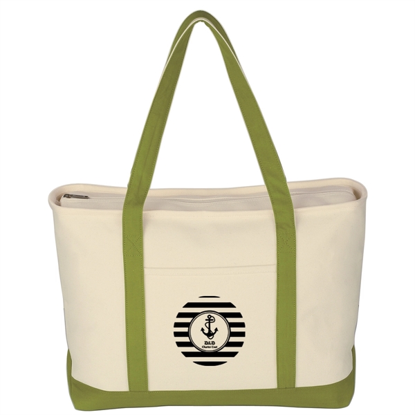 Large Starboard Cotton Canvas Tote Bag - Large Starboard Cotton Canvas Tote Bag - Image 12 of 48