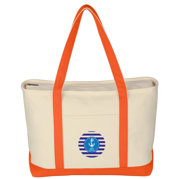 Large Starboard Cotton Canvas Tote Bag - Large Starboard Cotton Canvas Tote Bag - Image 28 of 48