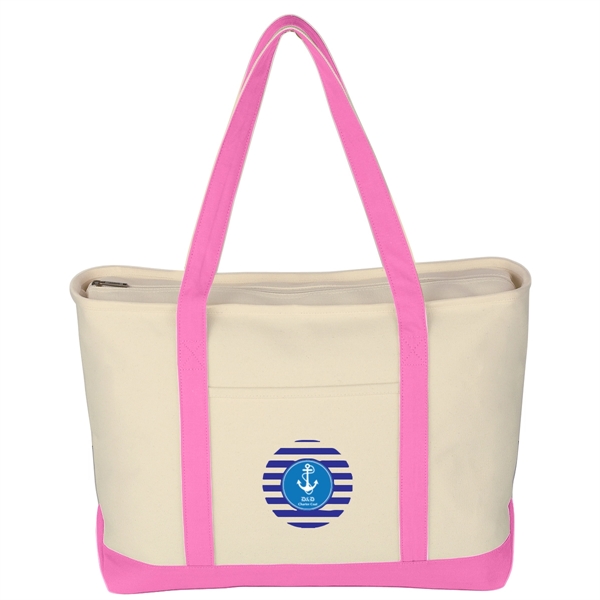 Large Starboard Cotton Canvas Tote Bag - Large Starboard Cotton Canvas Tote Bag - Image 29 of 48