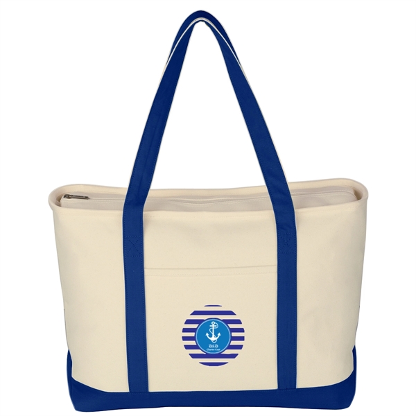 Large Starboard Cotton Canvas Tote Bag - Large Starboard Cotton Canvas Tote Bag - Image 30 of 48