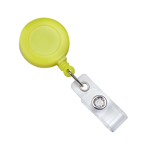 Neon Opaque Plastic Badge Reel - Neon Opaque Plastic Badge Reel - Image 2 of 4