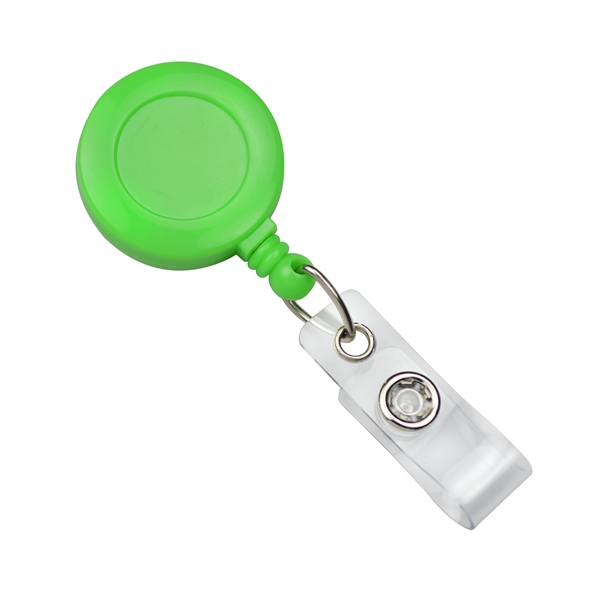 Neon Opaque Plastic Badge Reel - Neon Opaque Plastic Badge Reel - Image 3 of 4