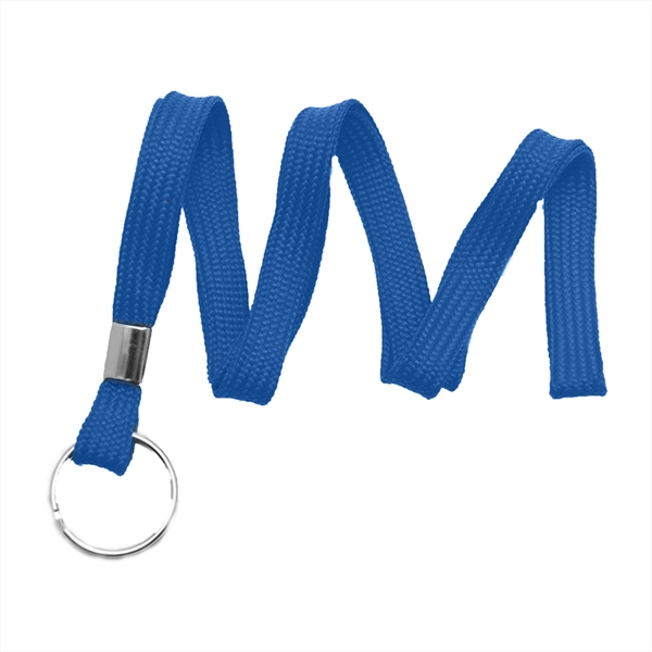 3/8" Tube Blank Lanyard Non-Breakaway w/ Split Ring - 3/8" Tube Blank Lanyard Non-Breakaway w/ Split Ring - Image 1 of 11