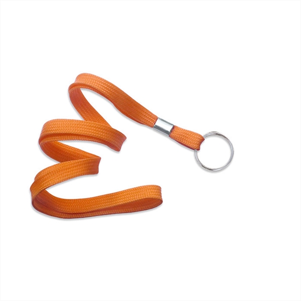 3/8" Tube Blank Lanyard Non-Breakaway w/ Split Ring - 3/8" Tube Blank Lanyard Non-Breakaway w/ Split Ring - Image 4 of 11