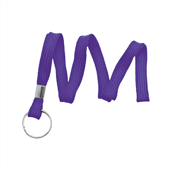 3/8" Tube Blank Lanyard Non-Breakaway w/ Split Ring - 3/8" Tube Blank Lanyard Non-Breakaway w/ Split Ring - Image 8 of 11
