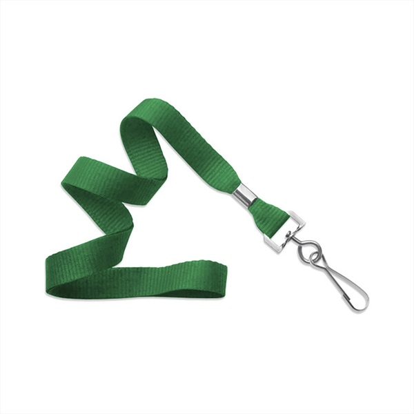 5/8" Flat Blank Lanyard Non-Breakaway w/ Swivel Hook - 5/8" Flat Blank Lanyard Non-Breakaway w/ Swivel Hook - Image 3 of 11