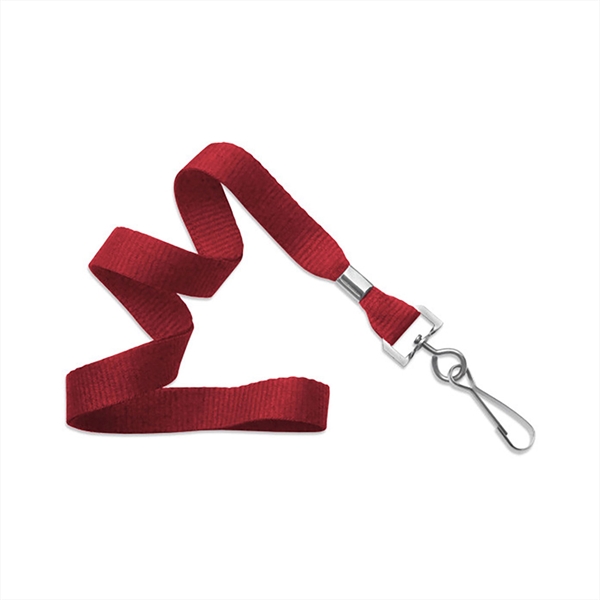 5/8" Flat Blank Lanyard Non-Breakaway w/ Swivel Hook - 5/8" Flat Blank Lanyard Non-Breakaway w/ Swivel Hook - Image 5 of 11