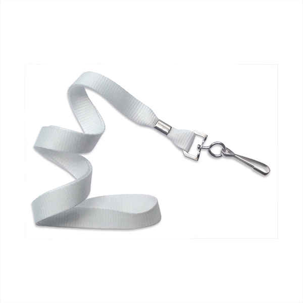5/8" Flat Blank Lanyard Non-Breakaway w/ Swivel Hook - 5/8" Flat Blank Lanyard Non-Breakaway w/ Swivel Hook - Image 6 of 11