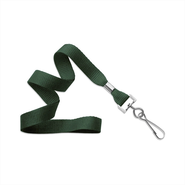 5/8" Flat Blank Lanyard Non-Breakaway w/ Swivel Hook - 5/8" Flat Blank Lanyard Non-Breakaway w/ Swivel Hook - Image 9 of 11