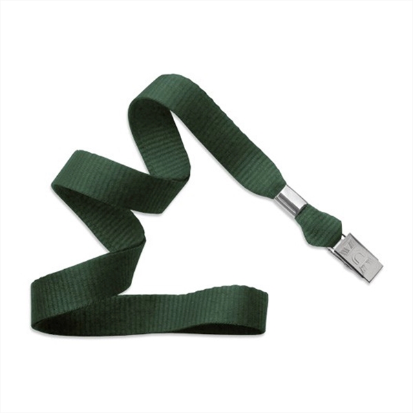 5/8" Flat Blank Lanyard Non-Breakaway w/ Bulldog Clip - 5/8" Flat Blank Lanyard Non-Breakaway w/ Bulldog Clip - Image 9 of 11