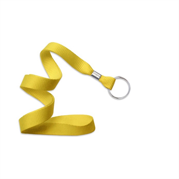 5/8" Flat Blank Lanyard Non-Breakaway w/ Split Ring - 5/8" Flat Blank Lanyard Non-Breakaway w/ Split Ring - Image 7 of 11