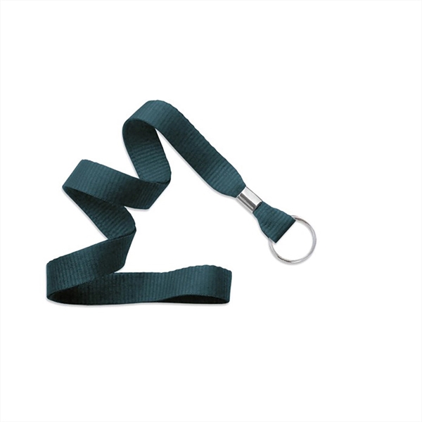 5/8" Flat Blank Lanyard Non-Breakaway w/ Split Ring - 5/8" Flat Blank Lanyard Non-Breakaway w/ Split Ring - Image 10 of 11